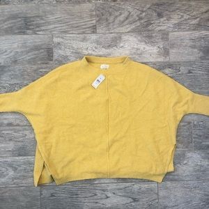 NWT Lou & Grey Yellow Boucher Sweater, Sz XS/S